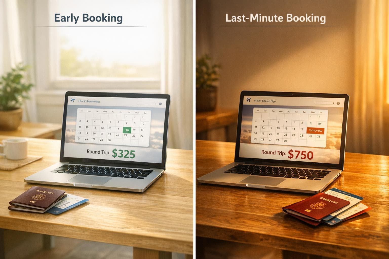 Last-Minute vs. Early Booking: Which Saves More?