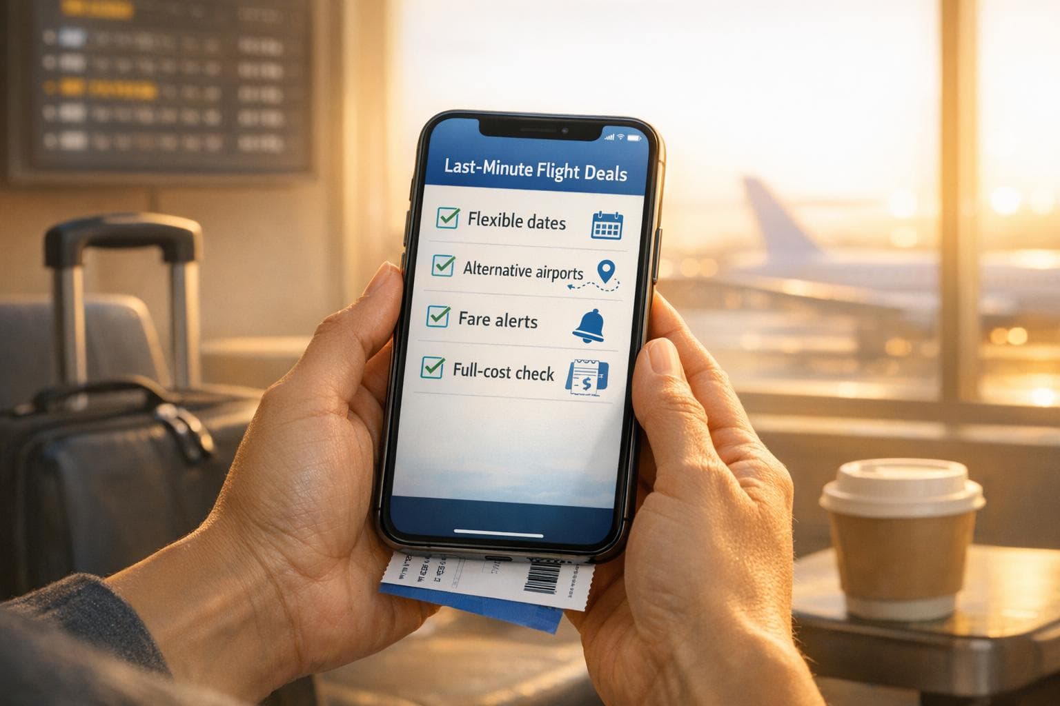 Checklist for Finding Last-Minute Flight Deals